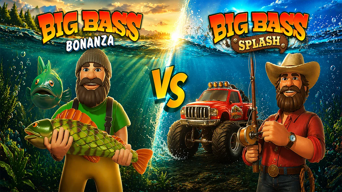 Big Bass Bonanza vs Splash: детальное сравнение - обложка статьи блога big-bass-slots.top