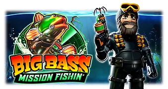 Big Bass Mission Fishin' - обложка слота от Pragmatic Play
